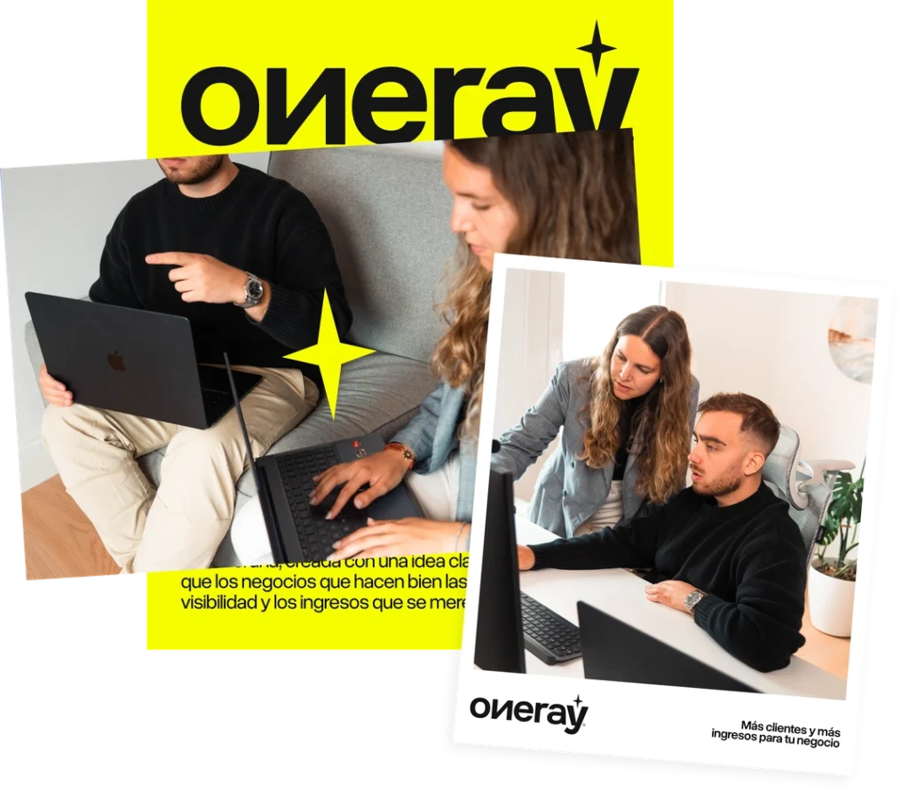 Dos integrantes de Oneray | Agencia de Marketing Digital en A Coruña